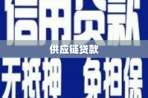 海陵供应链贷款