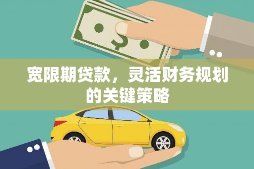 海陵宽限期贷款，灵活财务规划的关键策略