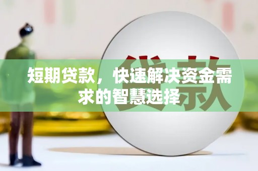 海陵短期贷款，快速解决资金需求的智慧选择