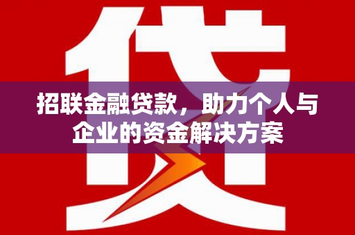海陵招联金融贷款，助力个人与企业的资金解决方案