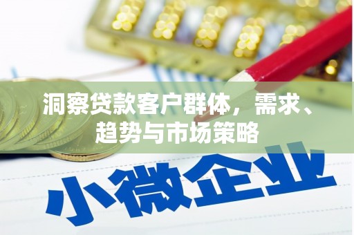 海陵洞察贷款客户群体，需求、趋势与市场策略