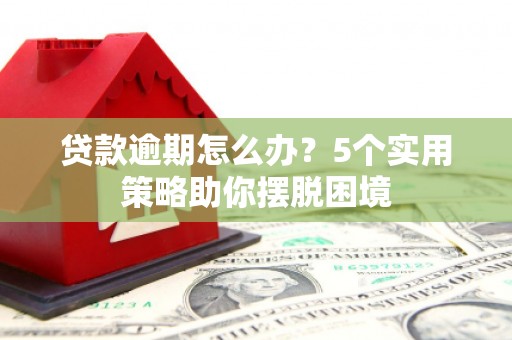 海陵贷款逾期怎么办？5个实用策略助你摆脱困境