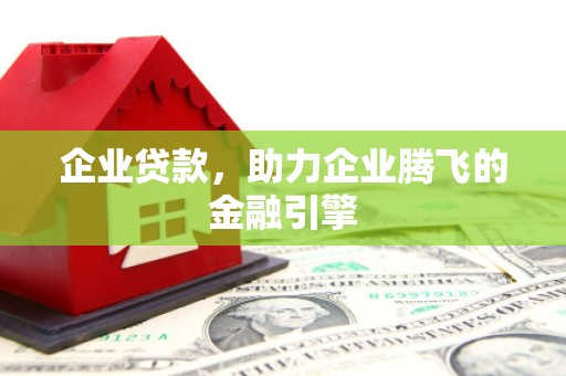 海陵企业贷款，助力企业腾飞的金融引擎
