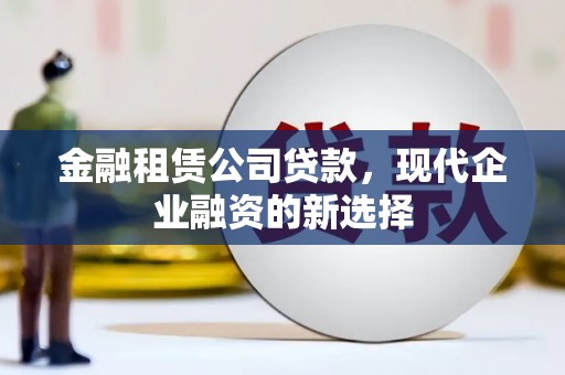 海陵金融租赁公司贷款，现代企业融资的新选择