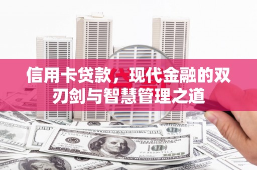 海陵信用卡贷款，现代金融的双刃剑与智慧管理之道