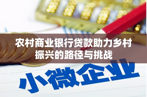 海陵农村商业银行贷款助力乡村振兴的路径与挑战