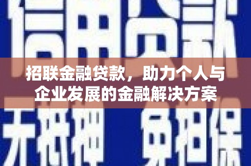 海陵招联金融贷款，助力个人与企业发展的金融解决方案