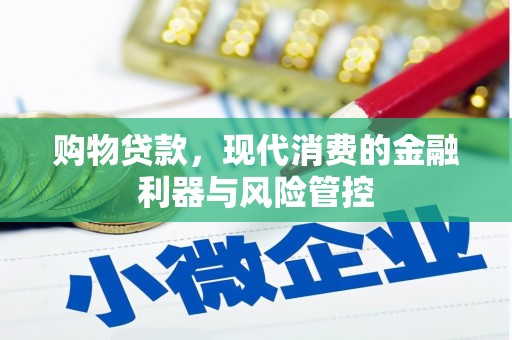 海陵购物贷款，现代消费的金融利器与风险管控