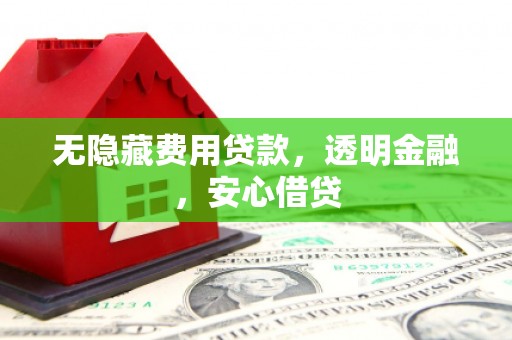 海陵无隐藏费用贷款，透明金融，安心借贷
