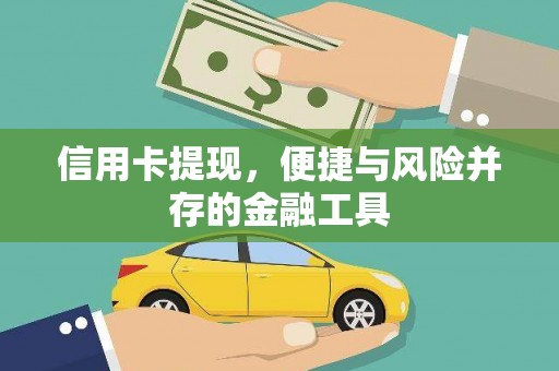 海陵信用卡提现，便捷与风险并存的金融工具