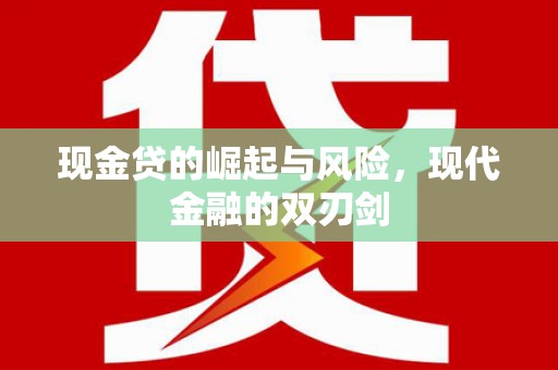 海陵现金贷的崛起与风险，现代金融的双刃剑