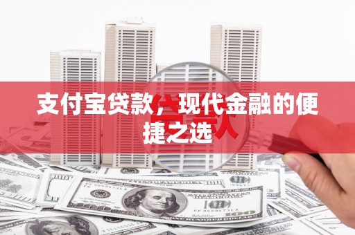 海陵支付宝贷款，现代金融的便捷之选