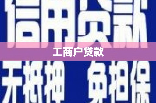 海陵工商户贷款
