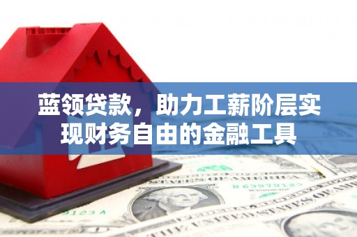 海陵蓝领贷款，助力工薪阶层实现财务自由的金融工具