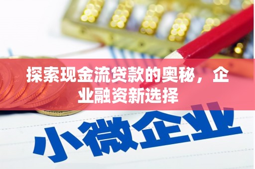 海陵探索现金流贷款的奥秘，企业融资新选择