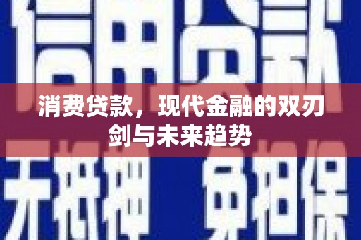 海陵消费贷款，现代金融的双刃剑与未来趋势