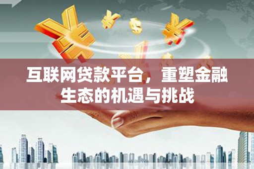 海陵互联网贷款平台，重塑金融生态的机遇与挑战