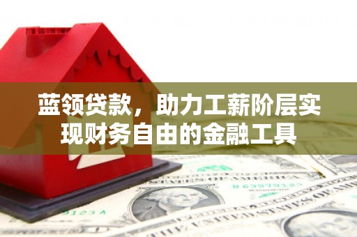 海陵蓝领贷款，助力工薪阶层实现财务自由的金融工具