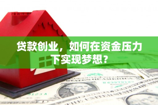 海陵贷款创业，如何在资金压力下实现梦想？