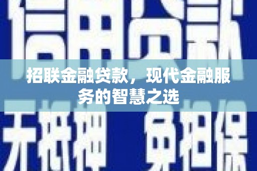 海陵招联金融贷款，现代金融服务的智慧之选