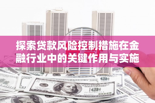 海陵探索贷款风险控制措施在金融行业中的关键作用与实施策略