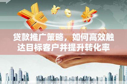 海陵贷款推广策略，如何高效触达目标客户并提升转化率