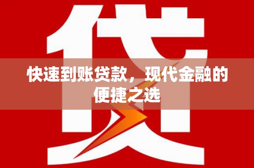 海陵快速到账贷款，现代金融的便捷之选