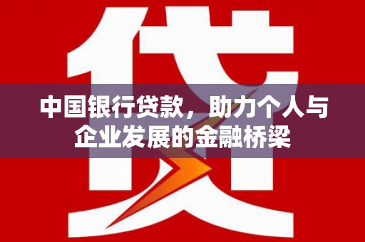 海陵中国银行贷款，助力个人与企业发展的金融桥梁