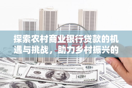 海陵探索农村商业银行贷款的机遇与挑战，助力乡村振兴的金融引擎