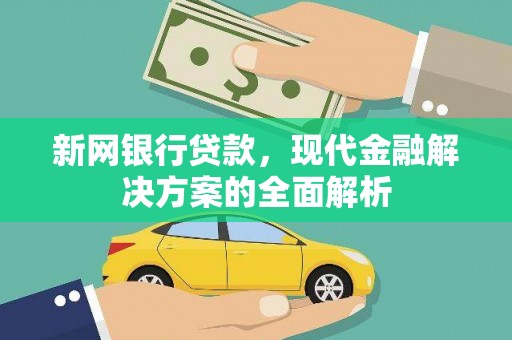 海陵新网银行贷款，现代金融解决方案的全面解析