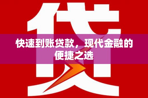 海陵快速到账贷款，现代金融的便捷之选