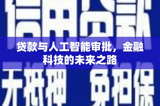 海陵贷款与人工智能审批，金融科技的未来之路