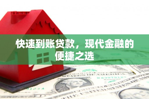 海陵快速到账贷款，现代金融的便捷之选