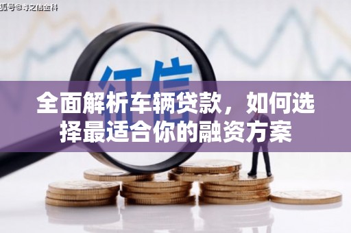 海陵全面解析车辆贷款，如何选择最适合你的融资方案