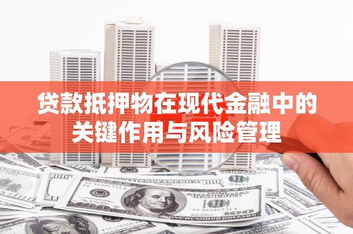 海陵贷款抵押物在现代金融中的关键作用与风险管理
