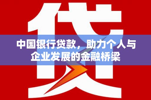海陵中国银行贷款，助力个人与企业发展的金融桥梁
