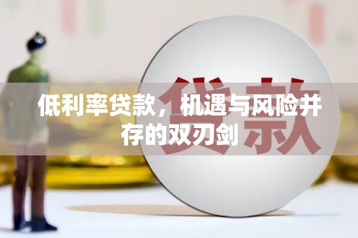 海陵低利率贷款，机遇与风险并存的双刃剑