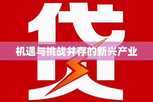 海陵机遇与挑战并存的新兴产业