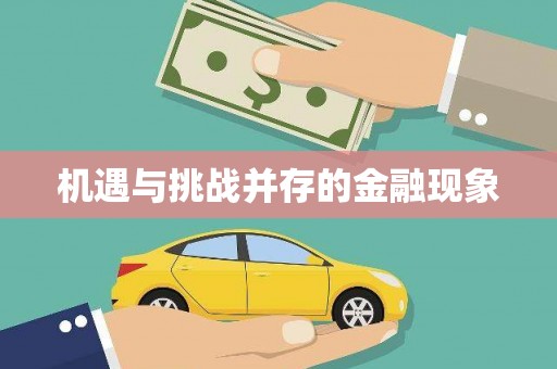 海陵机遇与挑战并存的金融现象